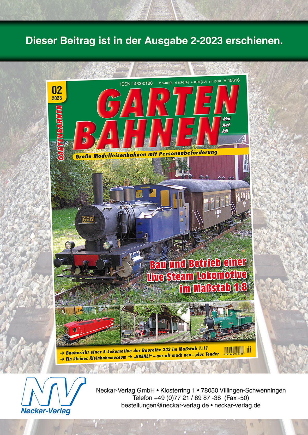 Ein kleines Kleinbahnmuseum