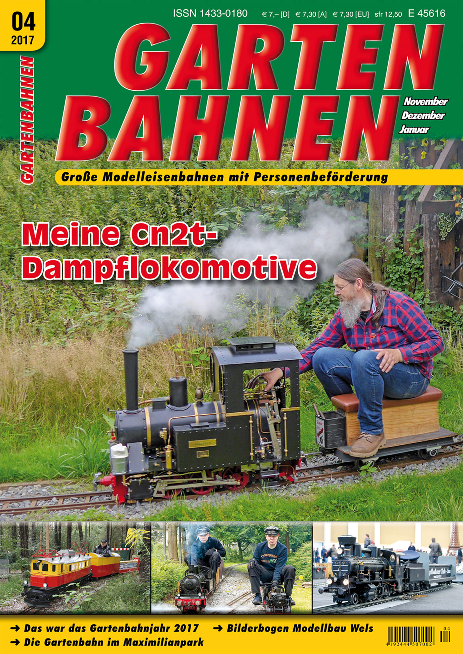 Gartenbahnen Nr. 4/2017 - Meine Cn2t-Dampflokomotive