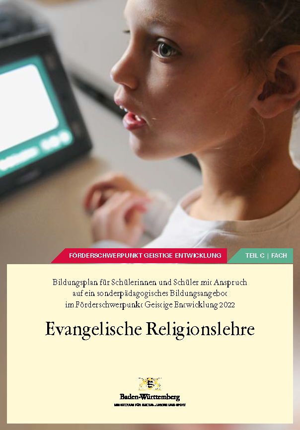 Heft 6 Evangelische Religionslehre Bildungsplan SBBZ GENT