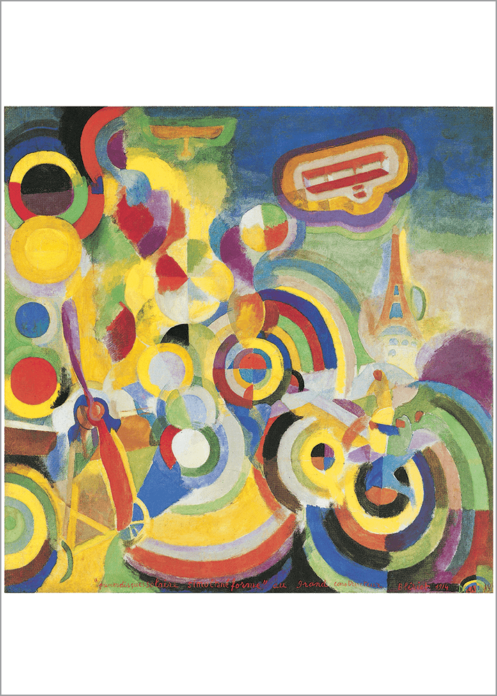 Kunstdruck Robert Delaunay: Hommage à Blériot