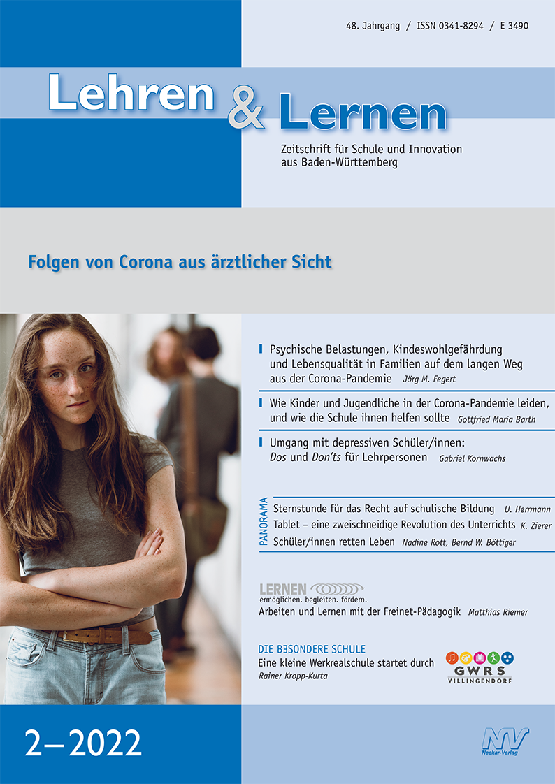 Lehren & Lernen 2/2022 Folgen von Corona aus ärztlicher Sicht