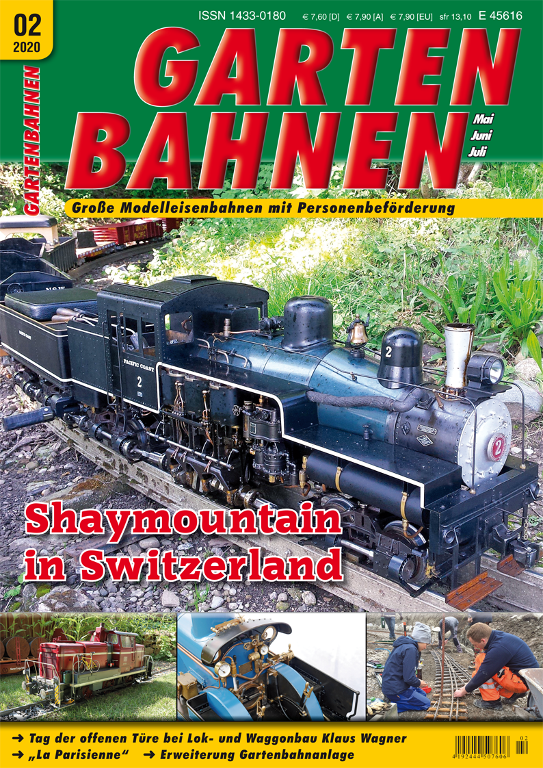 Gartenbahnen der Spurbreiten 5 und 7 1/4 Zoll