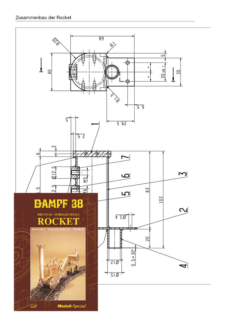 Bauplan Rocket