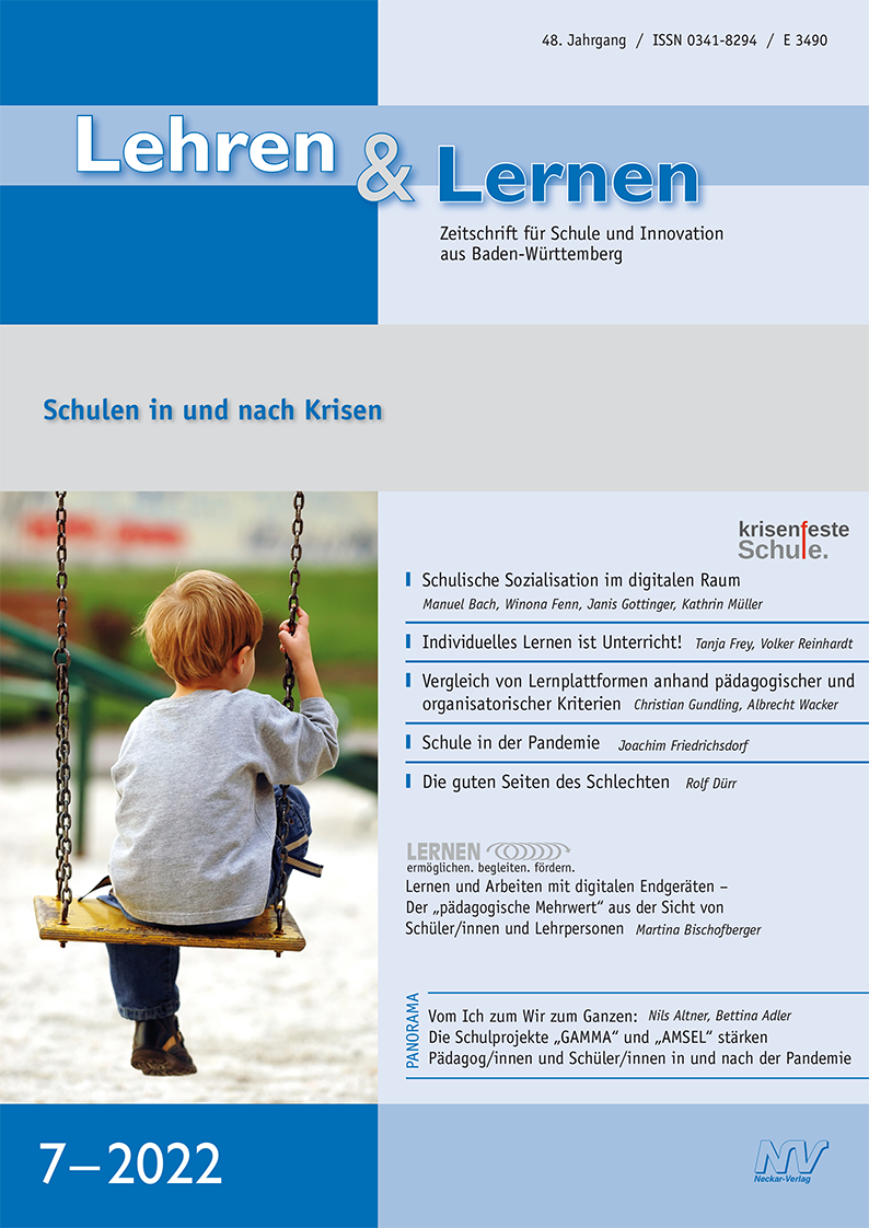 Lehren & Lernen 7-2022 Schulen in und nach Krisen