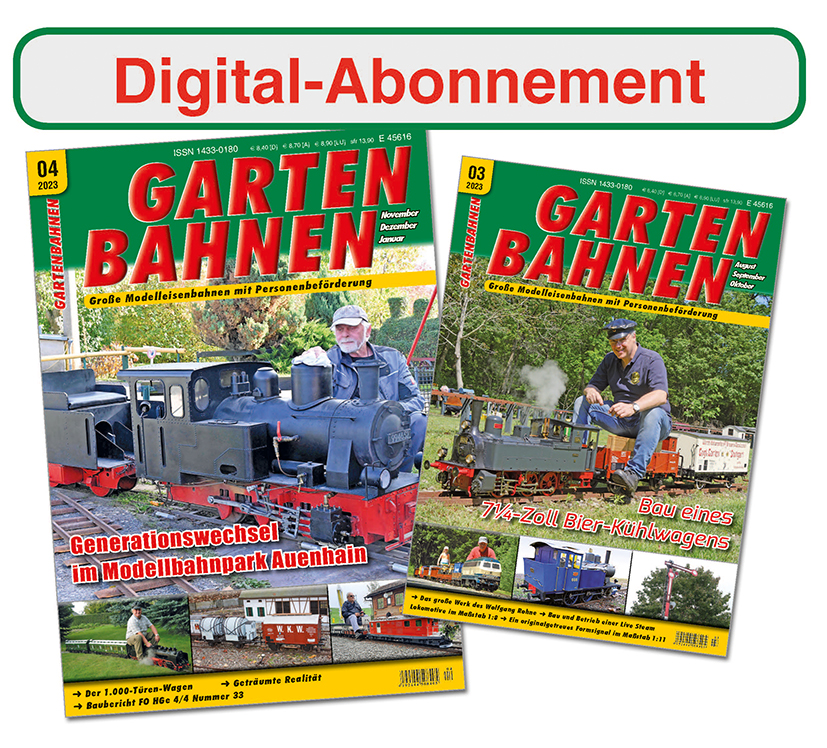 Digital-Abonnement GARTENBAHNEN