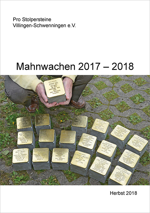 Mahnwachen 2017 - 2018