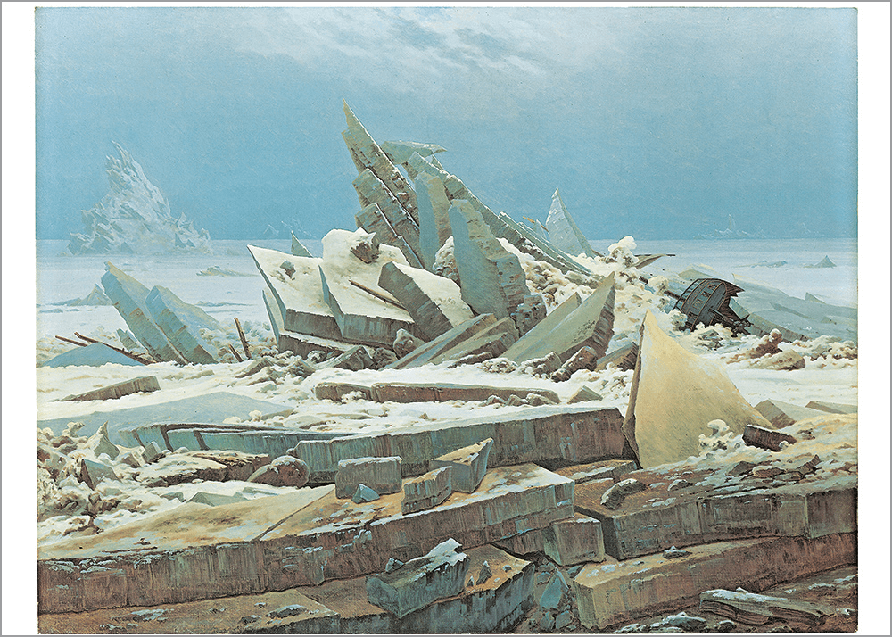 Kunstdruck Friedrich - Das Eismeer