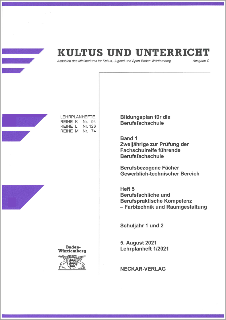 Farbtechnik und Raumgestaltung LPH 1/2021