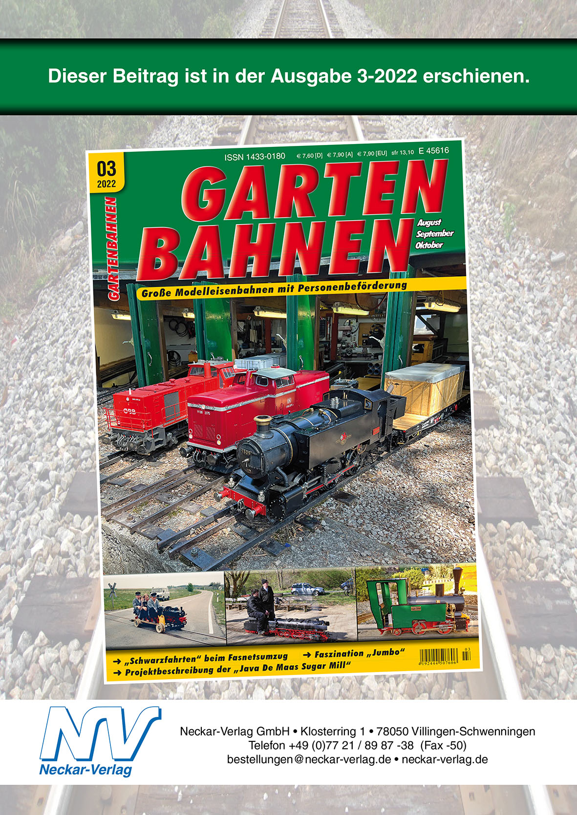 Ein Schaltkontakt und ein Achszähler ohne mechanische Bauteile