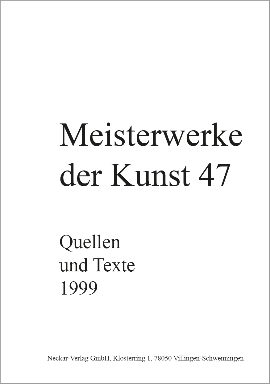Quellen und Texte 47/1999