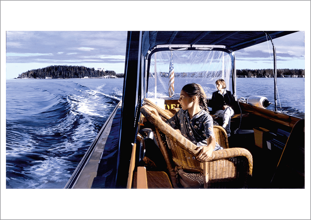 Kunstdruck Estes Water Taxi, Mount Desert