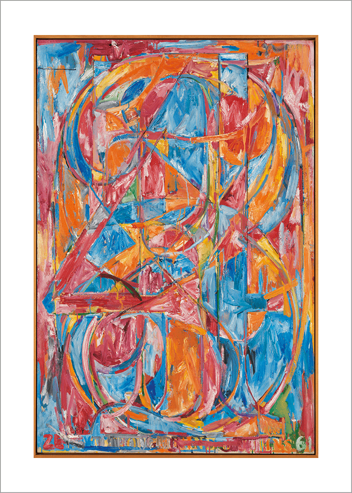 Kunstdruck Jasper Johns: 0 through 9