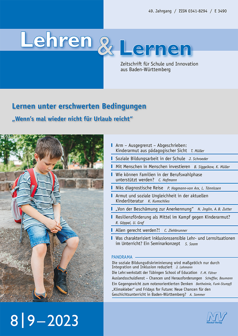 Lehren & Lernen 8-9/2023 Lernen unter erschwerten Bedingungen