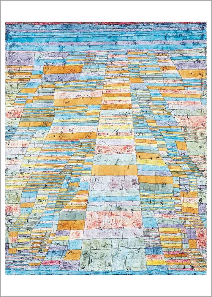 Kunstdruck Klee - Hauptweg und Nebenwege