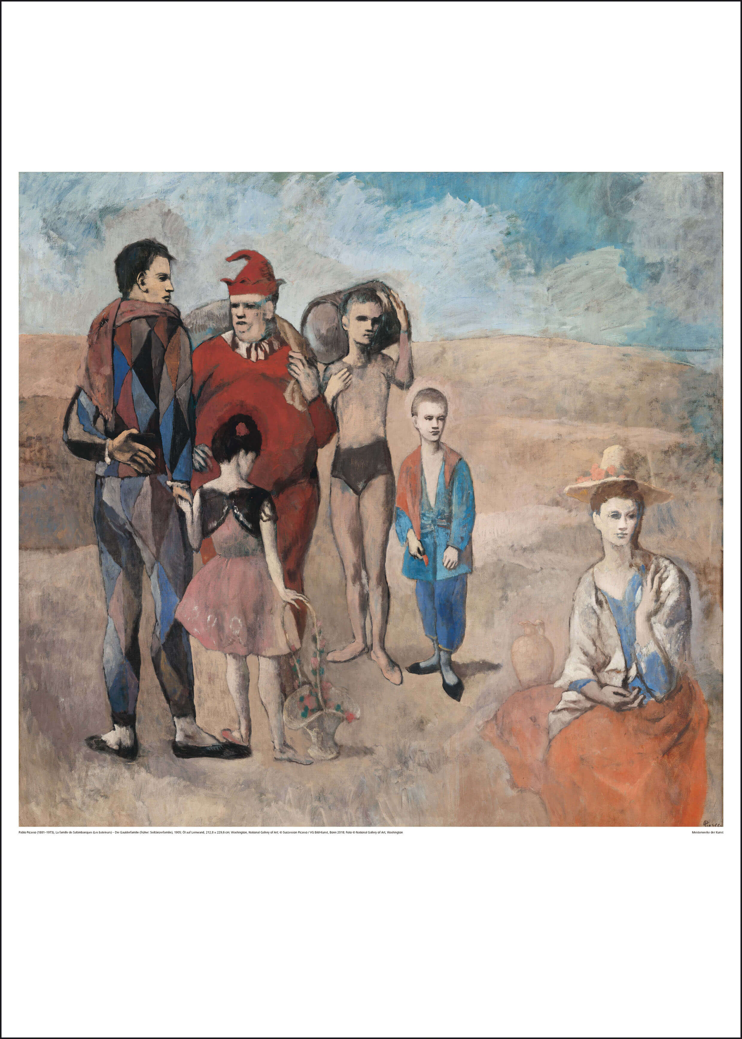 Kunstdruck Picasso - La familie de Saltimbanques