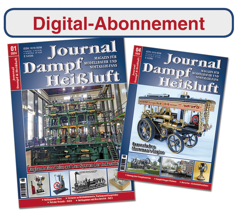 Digital-Abonnement Journal Dampf & Heißluft