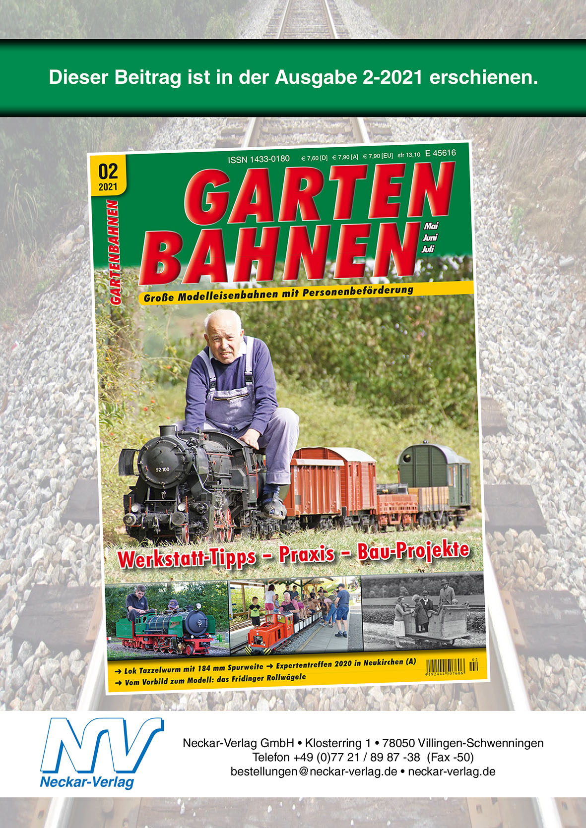 Lok Tazzelwurm mit 184 mm Spurweite Teil 2