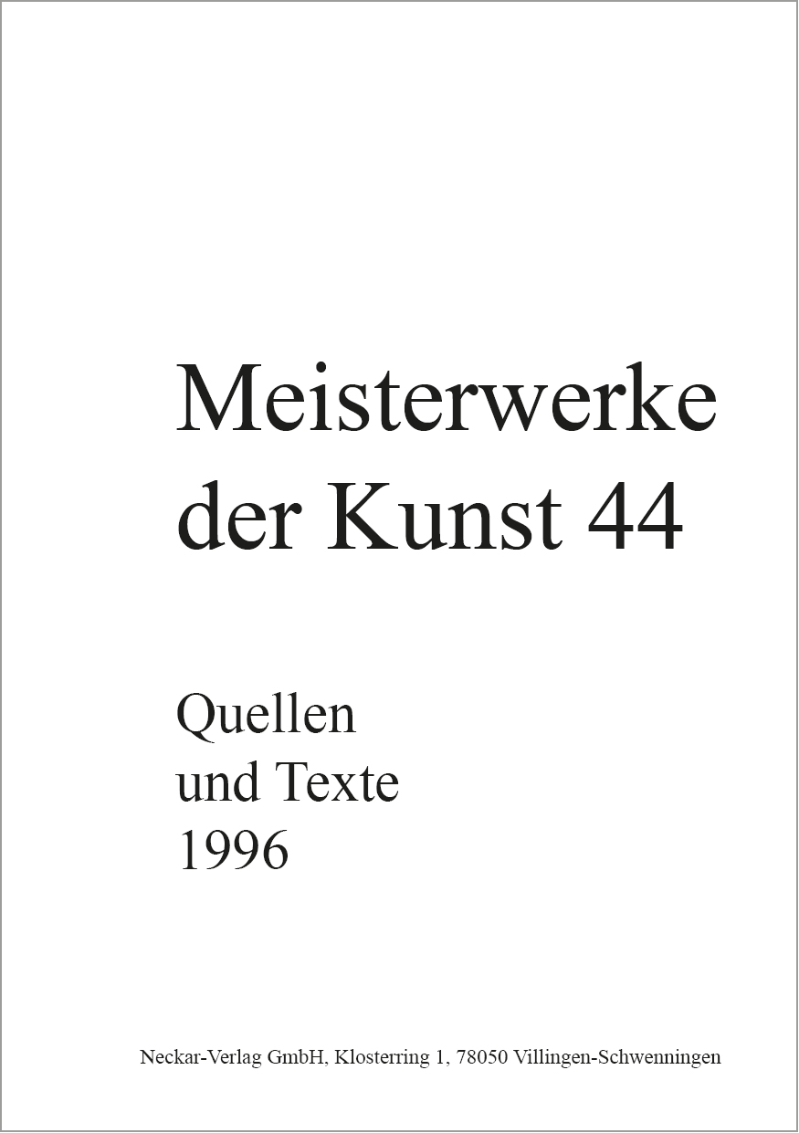 Quellen und Texte 44/1996