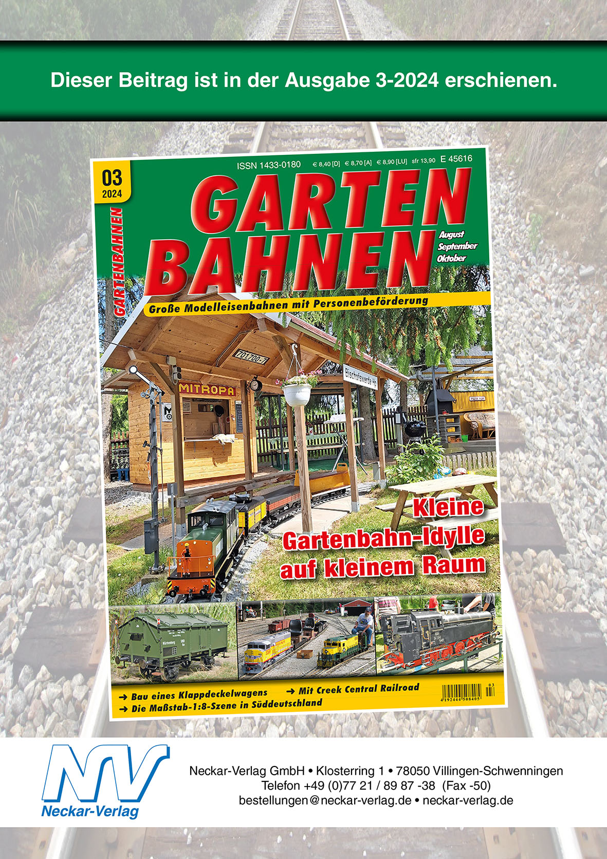 Eisenbahn aus Holz?!