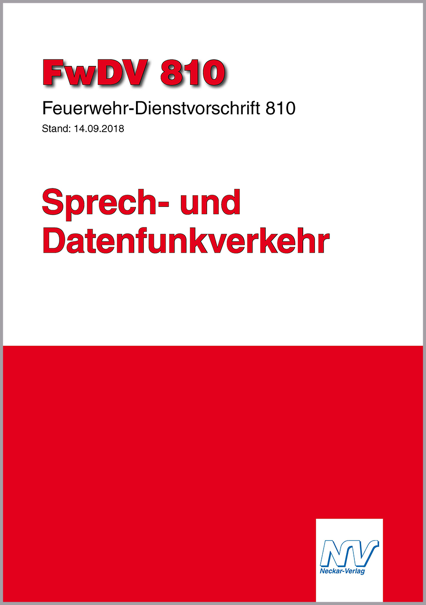 FwDV 810 Sprech- und Datenfunkverkehr