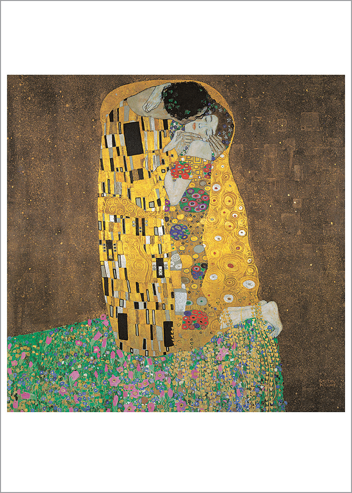 Kunstdruck Klimt - der Kuß