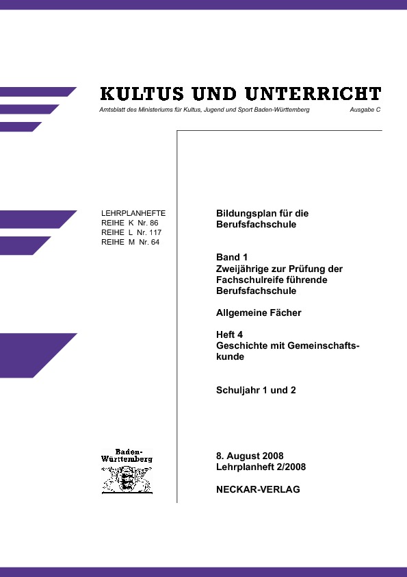 LPH 2/2008 - Geschichte und Gemeinschaftskunde