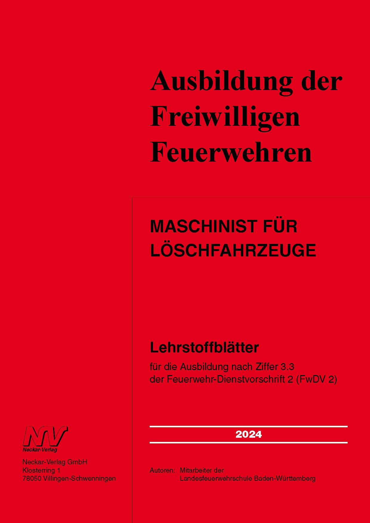 Maschinist für Löschfahrzeuge (Print und Digital)