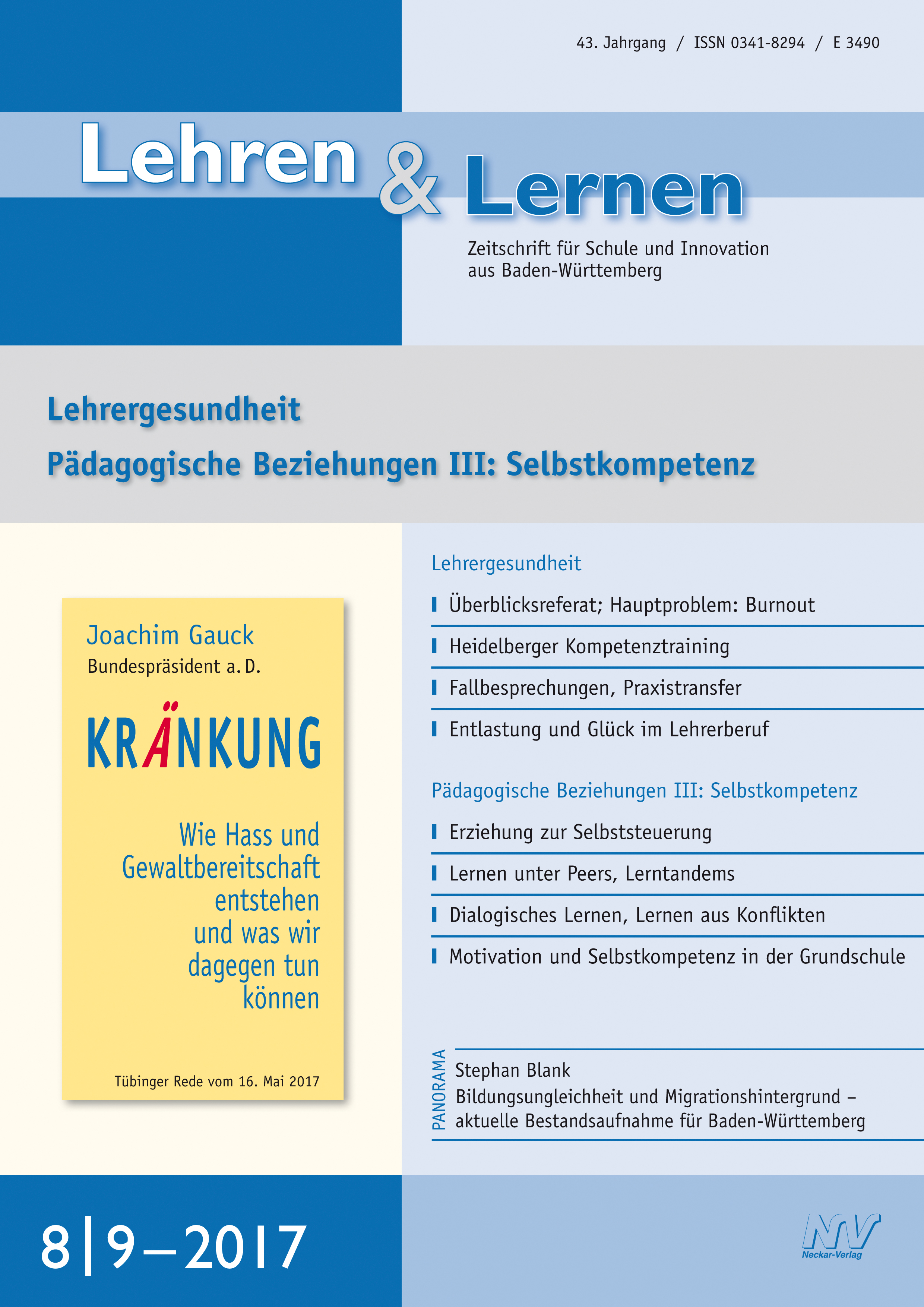 Lehren & Lernen Nr. 8-9/2017