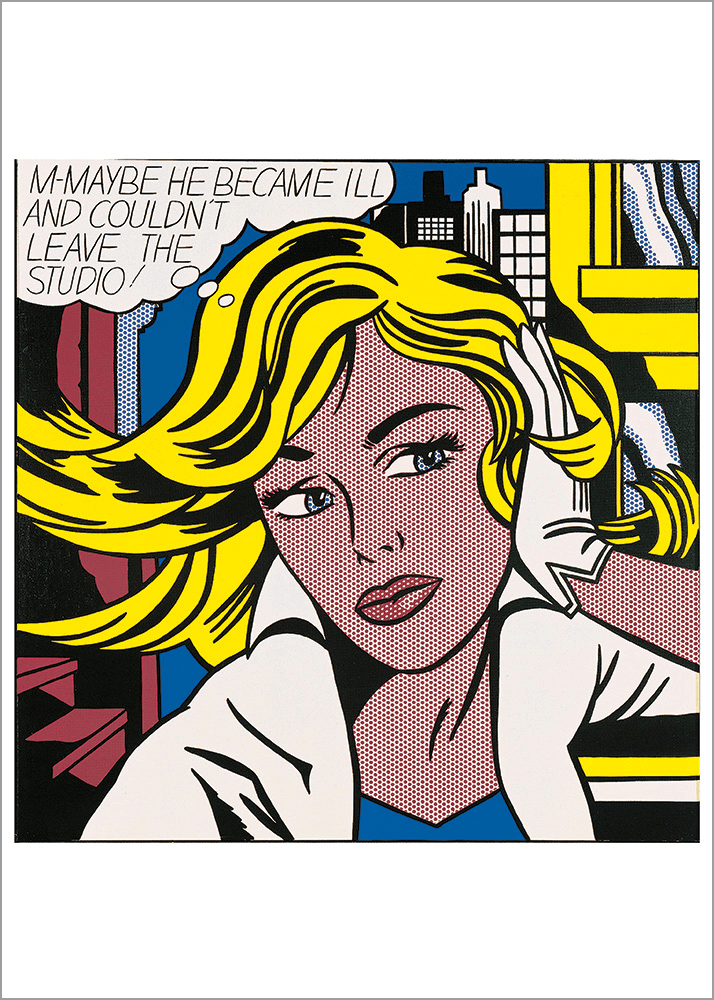 Kunstdruck Lichtenstein - M-Möglicherweise