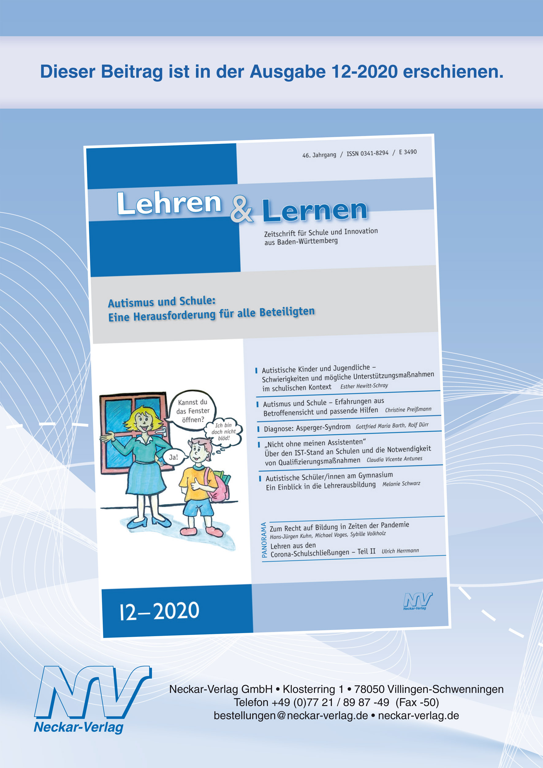 Autistische Kinder und Jugendliche – Schwierigkeiten und mögliche Unterstützungsmaßnahmen im schulischen Kontext