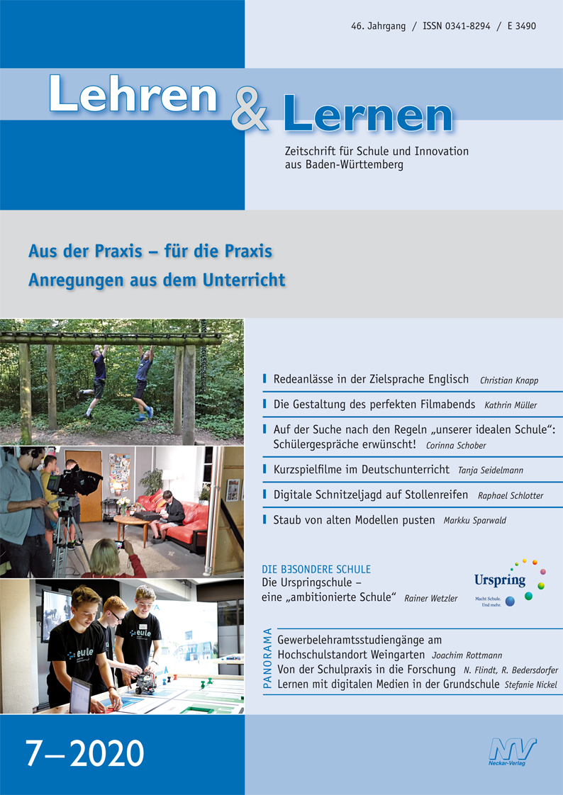 Lehren & Lernen 7/2020 Aus der Praxis – für die Praxis