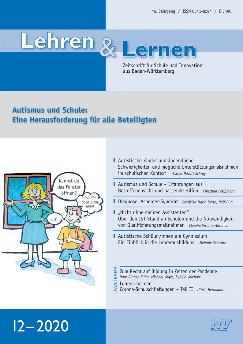 Lehren & Lernen 12/2020 Autismus und Schule