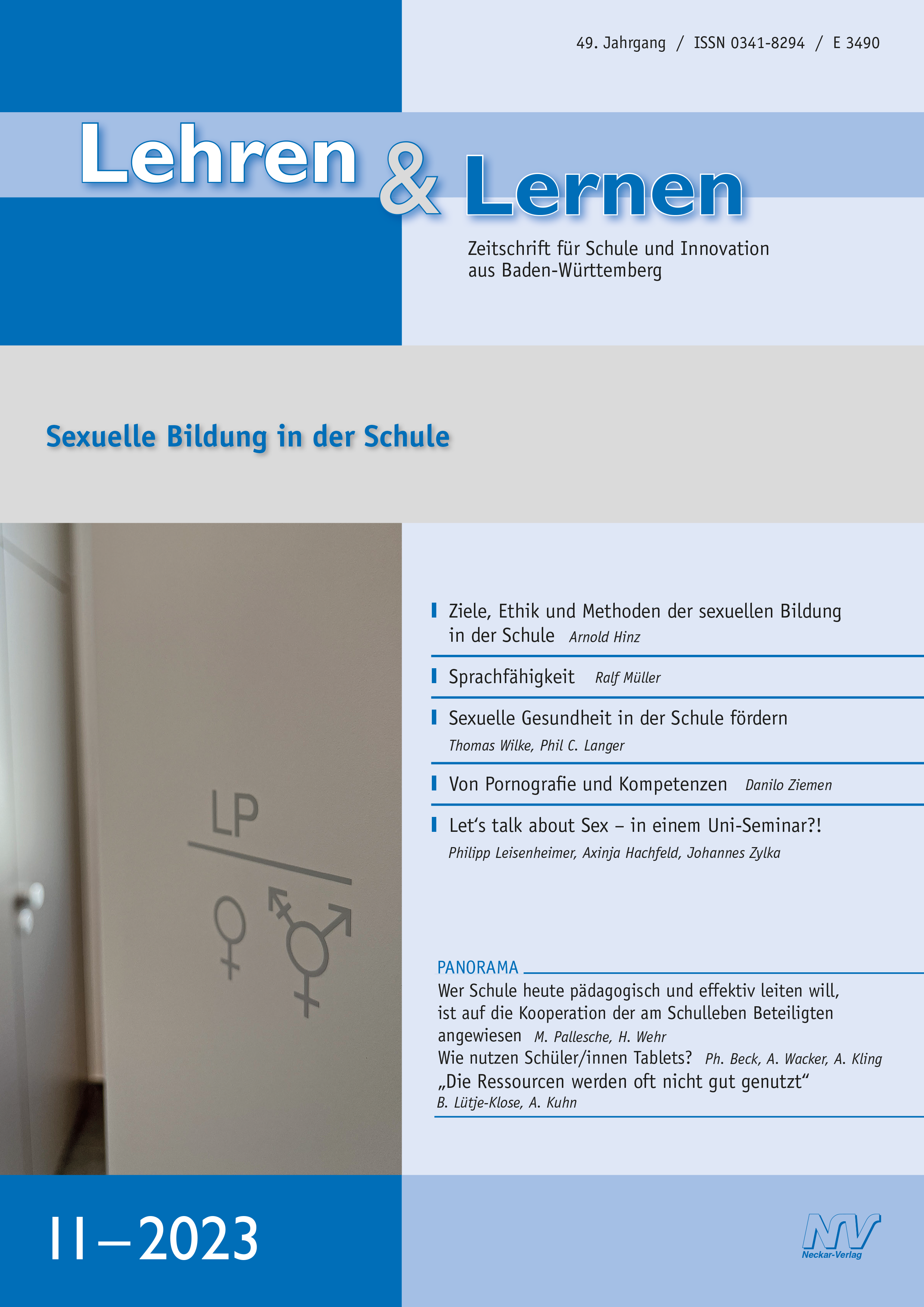 Lehren & Lernen 11/2023 Sexuelle Bildung in der Schule
