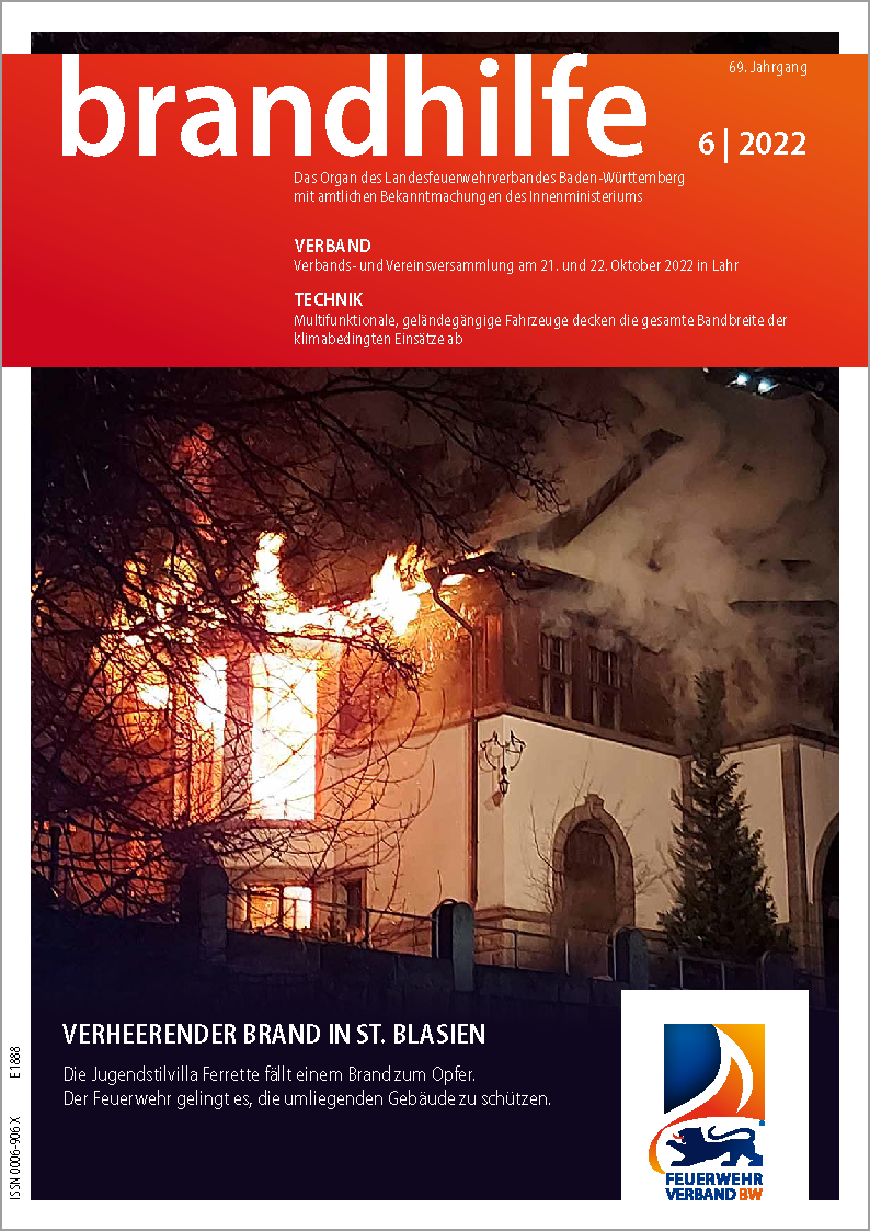 Brandhilfe Baden-Württemberg 6/2022
