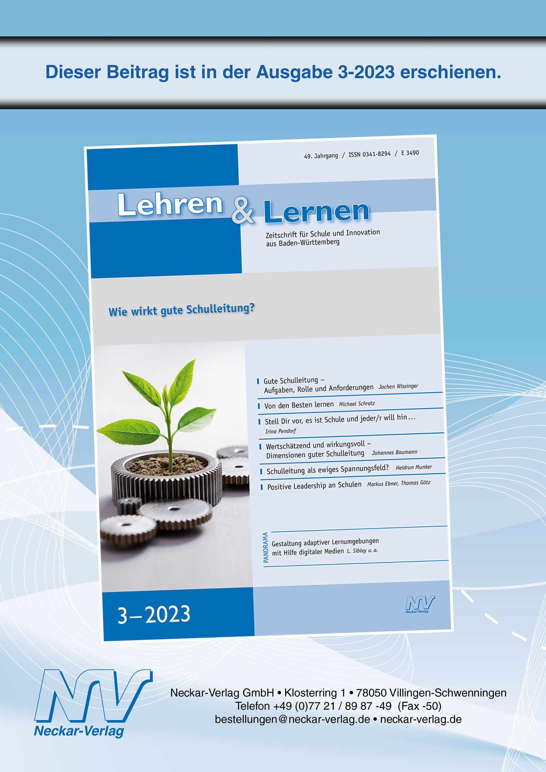 Gute Schulleitung – Aufgaben, Rolle und Anforderungen