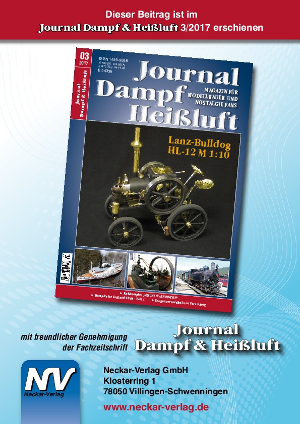 Download aus Journal Dampf & Heißluft 3/2017