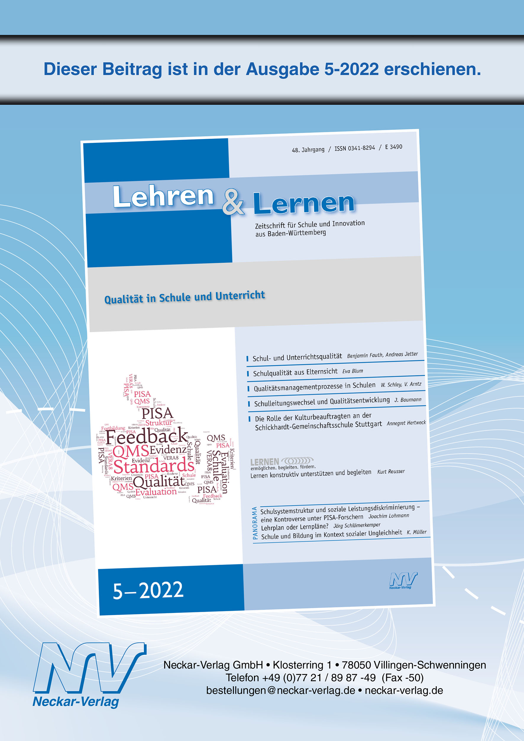 Lernen konstruktiv unterstützen und begleiten