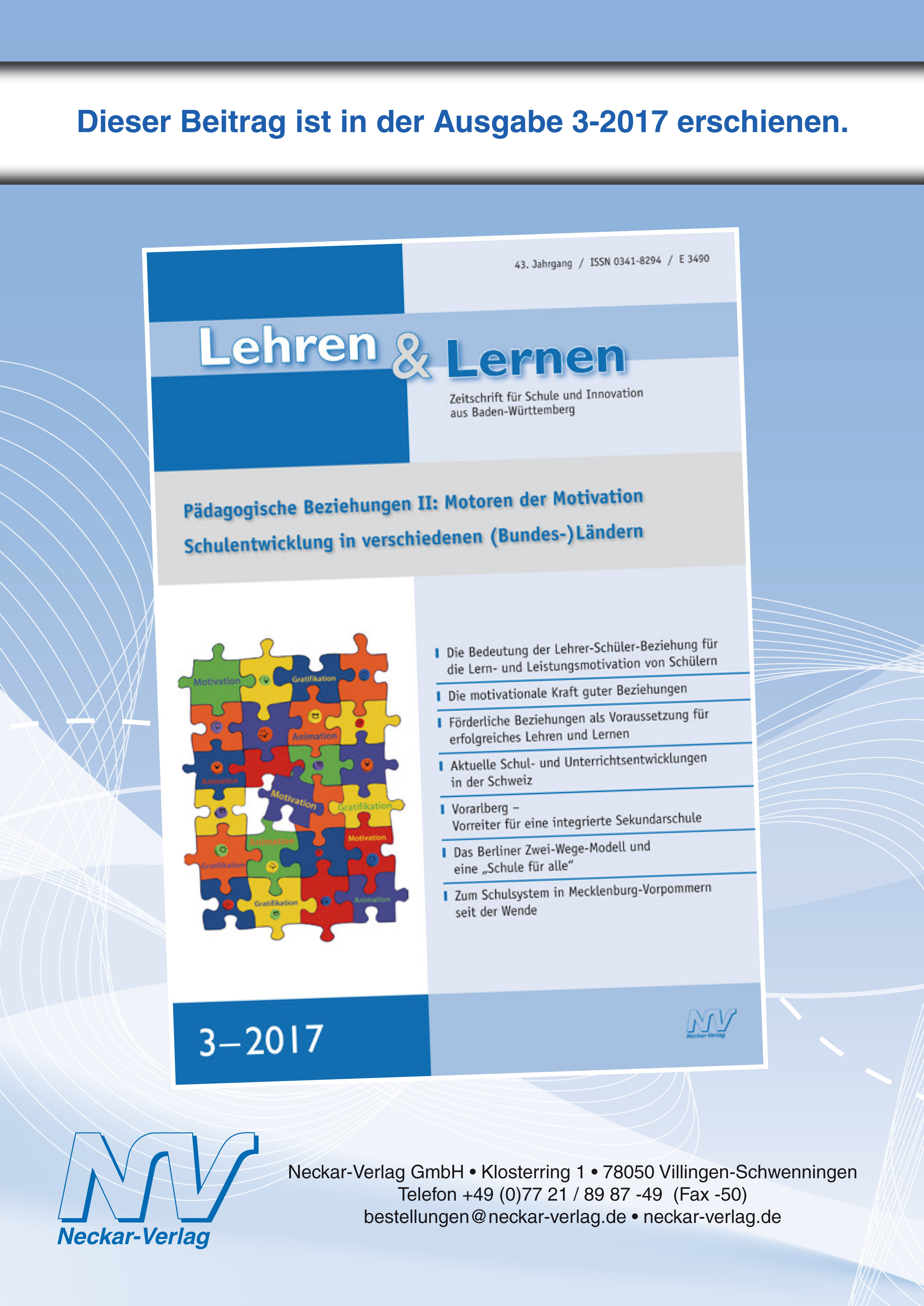 Die motivationale Kraft guter Beziehungen