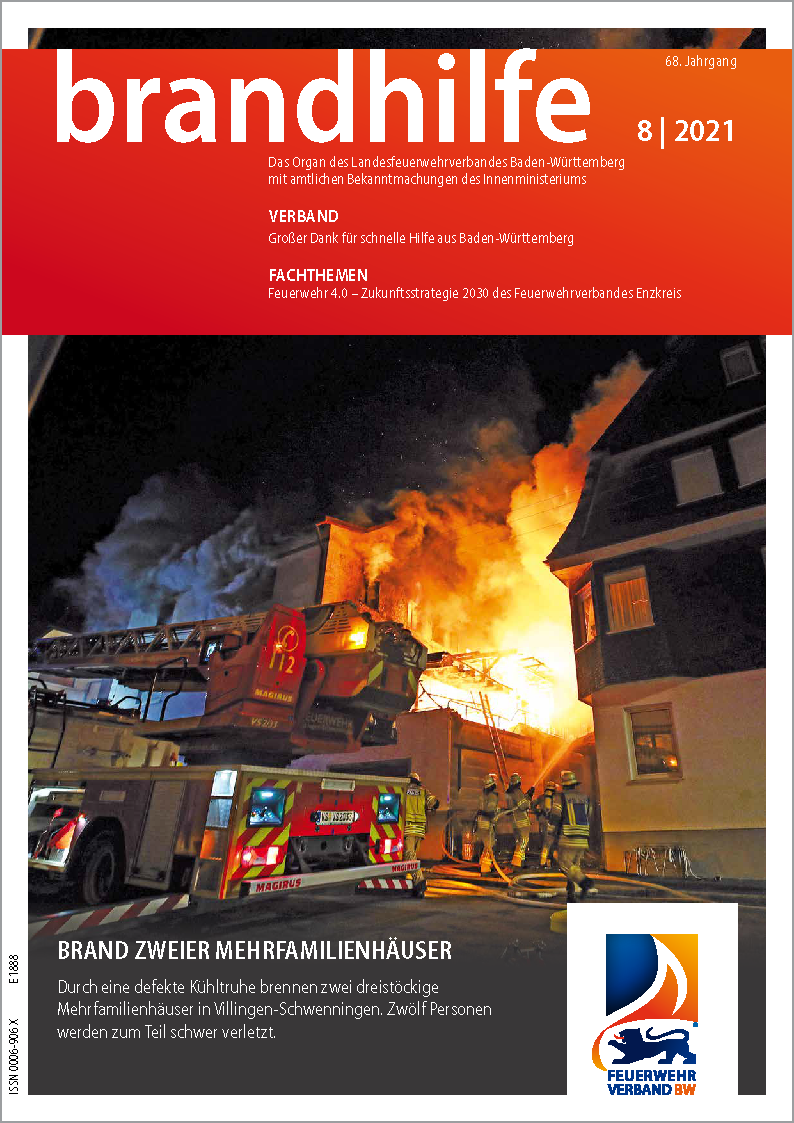 Brandhilfe Baden-Württemberg 8/2021