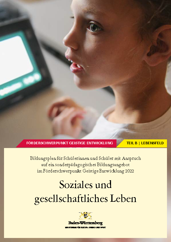 Heft 5 Soziales und gesellschaftliches Leben Bildungsplan SBBZ GENT