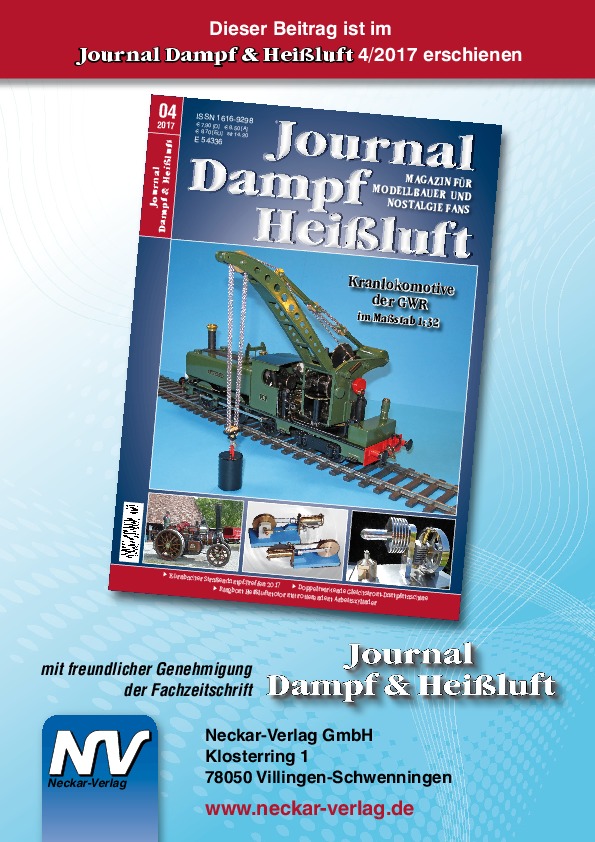 Download aus Journal Dampf & Heißluft 4/2017