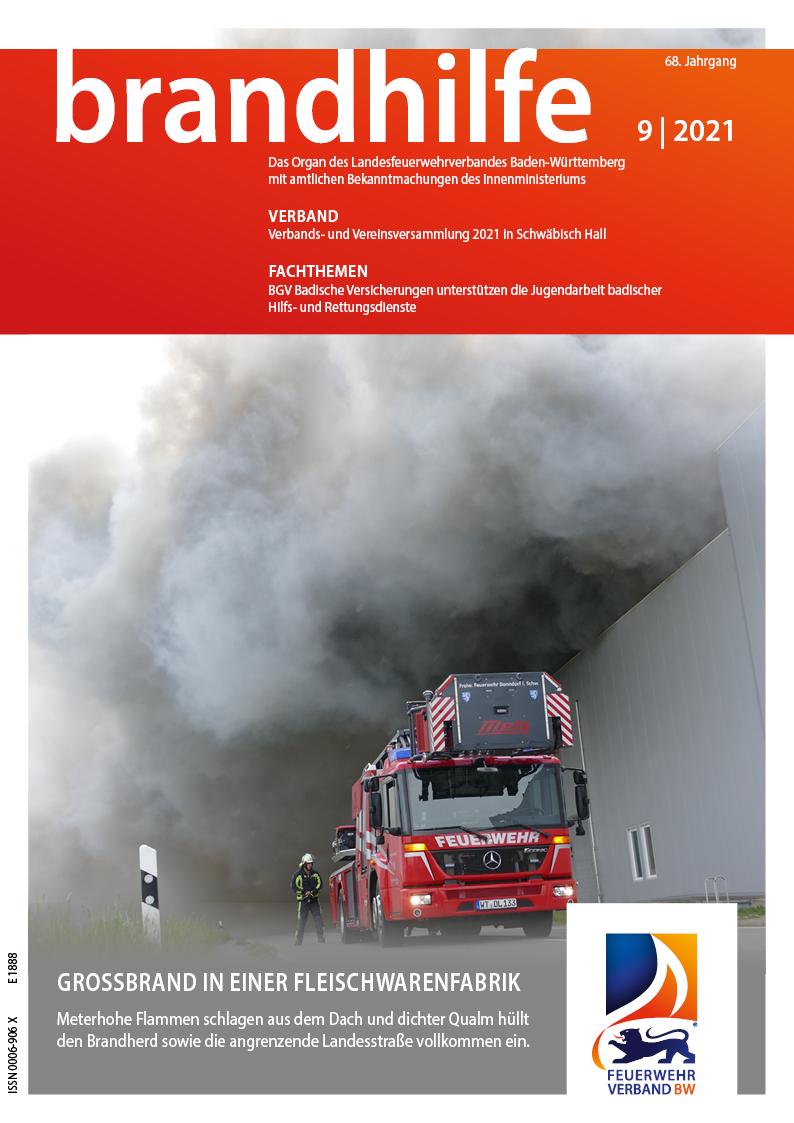 Brandhilfe Baden-Württemberg 9/2021