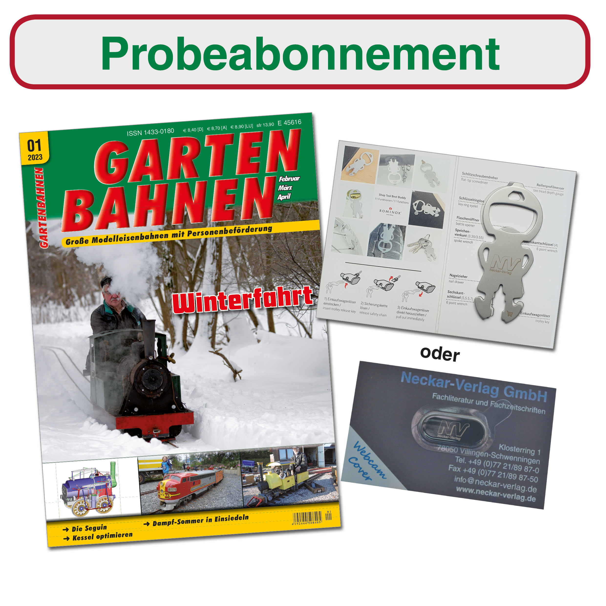 Probeabonnement GARTENBAHNEN